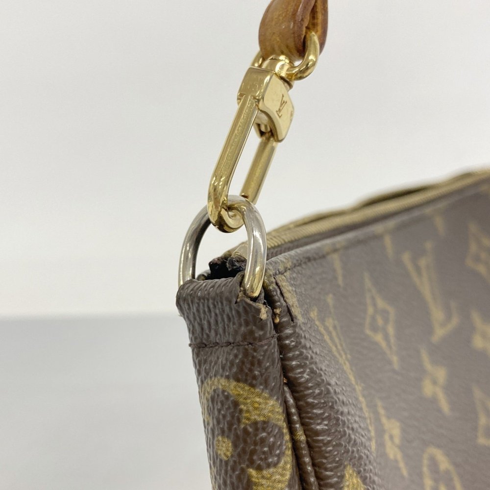 LOUIS VUITTON Brown Monogram Pouch - Picture 7 of 9